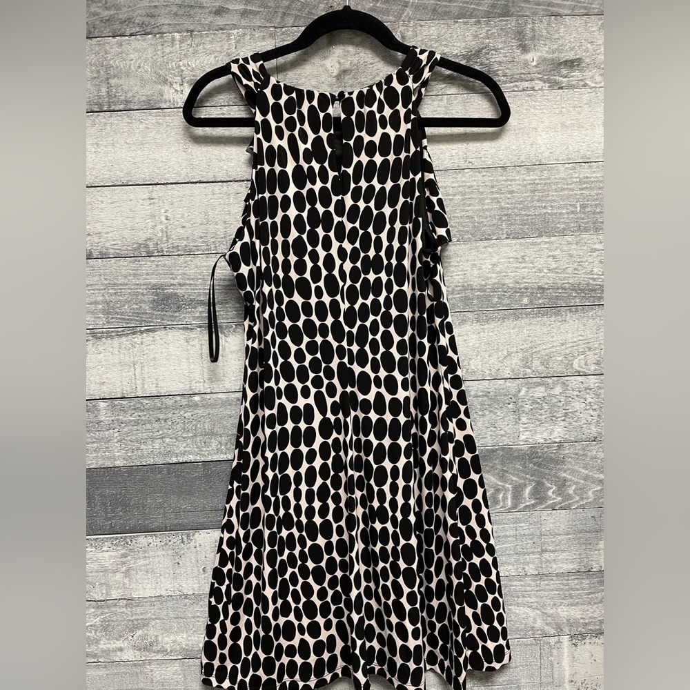 Black white spot dress size 14 enfocus studios